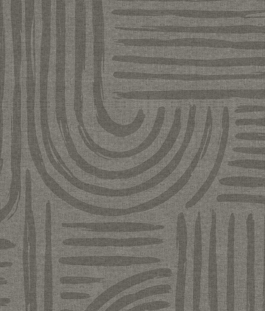 Vintage behang Retro Elegance, grijs, afwasbaar Vintage behang Retro Elegance, grijs, afwasbaar