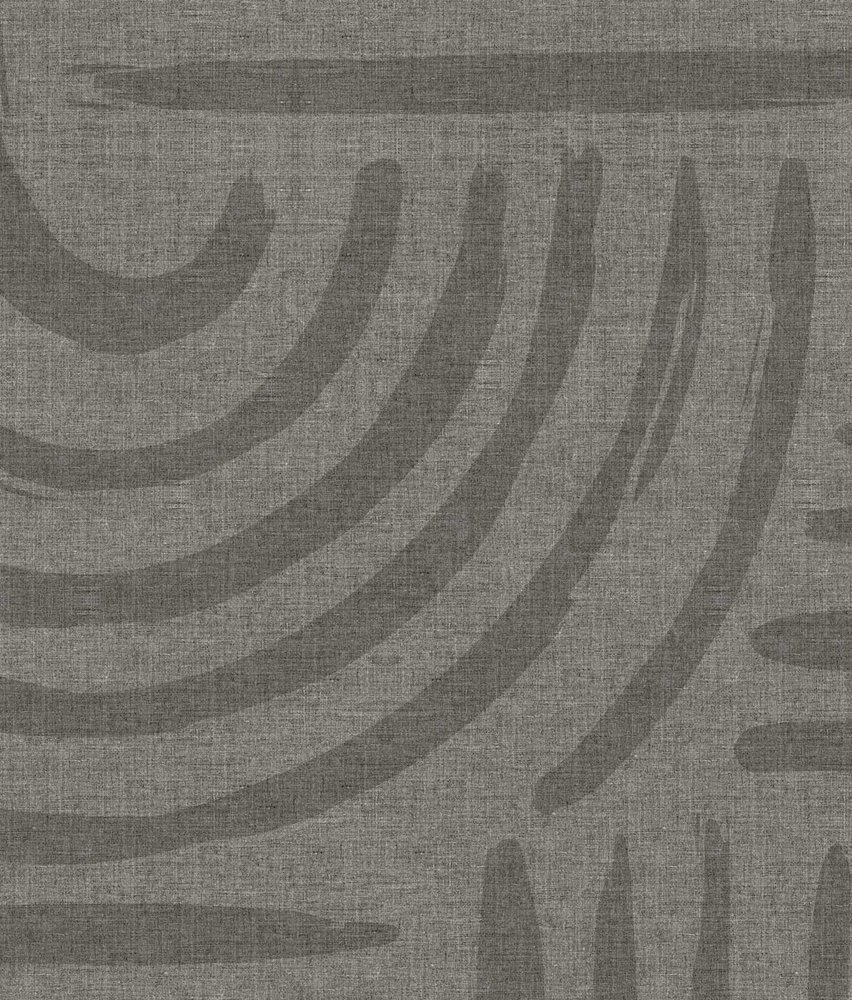 Vintage behang Retro Elegance, grijs, afwasbaar Vintage behang Retro Elegance, grijs, afwasbaar