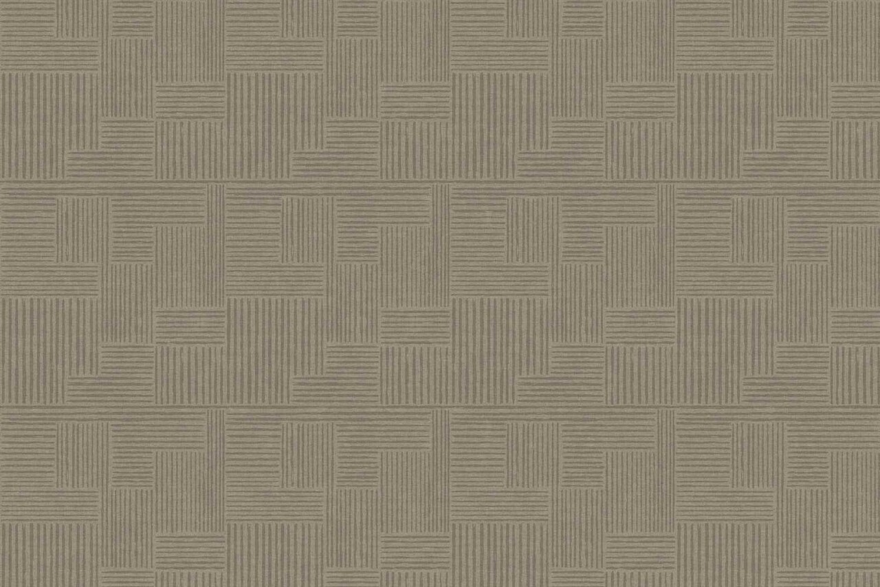 Retro behang Midcentury Squares, bruin, afwasbaar