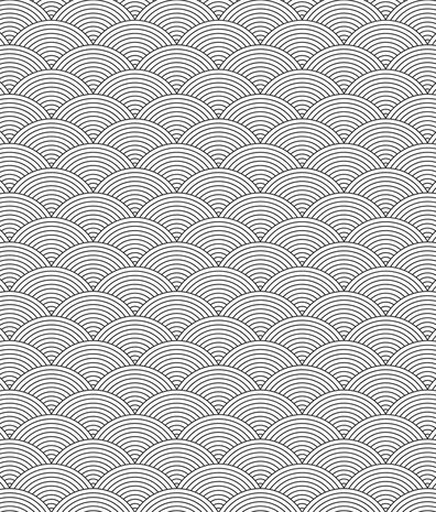 Retro wallpaper Sakura Serenity, white, washable Retro wallpaper Sakura Serenity, white, washable