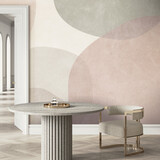 Vintage behang Pebble Retro, pastel, afwasbaar Vintage behang Pebble Retro, pastel, afwasbaar