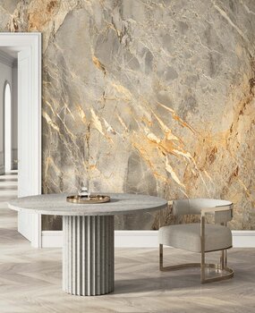 Marmer behang Golden Vein Marble, afwasbaar Marmer behang Golden Vein Marble, afwasbaar
