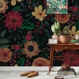 Blumentapete Blossom Burst, bunt, waschbar Blumentapete Blossom Burst, bunt, waschbar