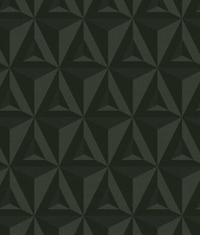 Grafische Tapete Geometrische Illusionen, schwarz, waschbar Grafische Tapete Geometrische Illusionen, schwarz, waschbar