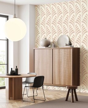 Vintage wallpaper Art Deco Leaves, pink, washable Vintage wallpaper Art Deco Leaves, pink, washable