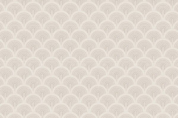 Retro-Tapete Midcentury Curves, beige, waschbar Retro-Tapete Midcentury Curves, beige, waschbar