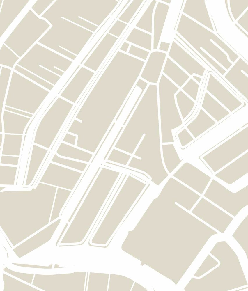 Stadttapete Abstract Amsterdam, beige, waschbar Stadttapete Abstract Amsterdam, beige, waschbar