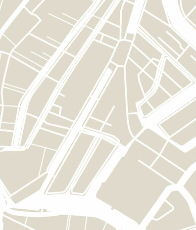 Stadttapete Abstract Amsterdam, beige, waschbar Stadttapete Abstract Amsterdam, beige, waschbar