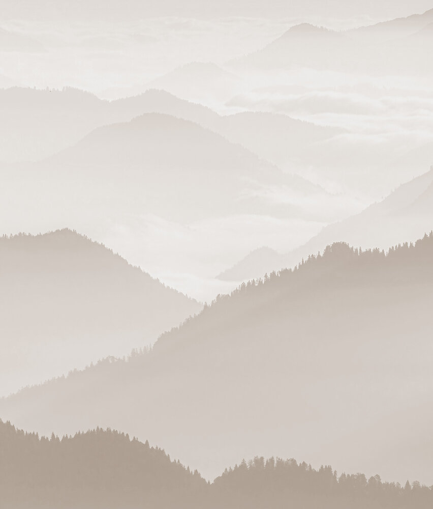 Abstract behang Alpine Mirage, zand, afwasbaar Abstract behang Alpine Mirage, zand, afwasbaar