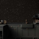 Natural stone wallpaper Terrazzo Bliss, black, washable Natural stone wallpaper Terrazzo Bliss, black, washable