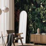 Leaves wallpaper Suspended Oasis, green, washable Leaves wallpaper Suspended Oasis, green, washable