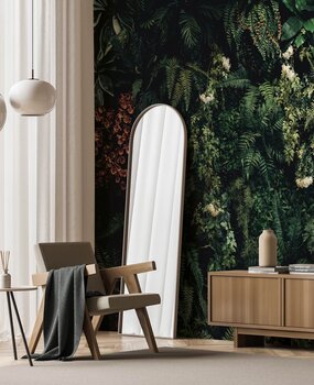 Bladeren behang Suspended Oasis, groen, afwasbaar Bladeren behang Suspended Oasis, groen, afwasbaar