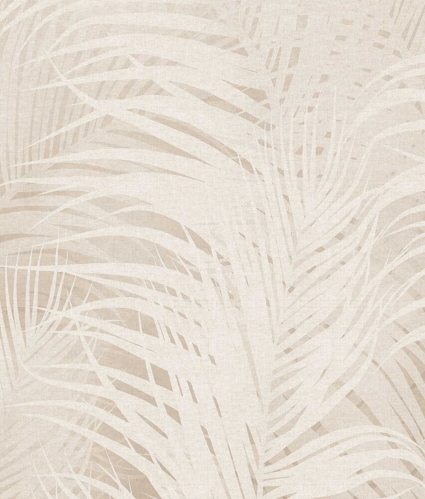 Blättertapete Palm Paradise, beige, waschbar Blättertapete Palm Paradise, beige, waschbar