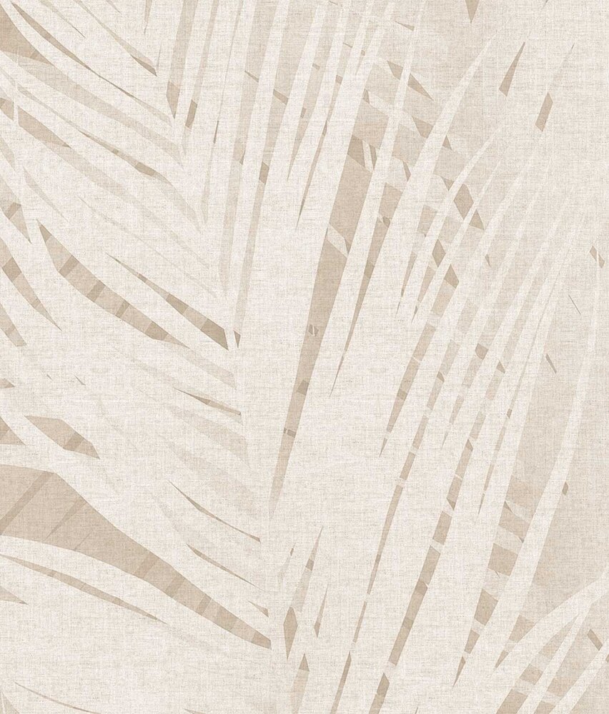 Blättertapete Palm Paradise, beige, waschbar Blättertapete Palm Paradise, beige, waschbar