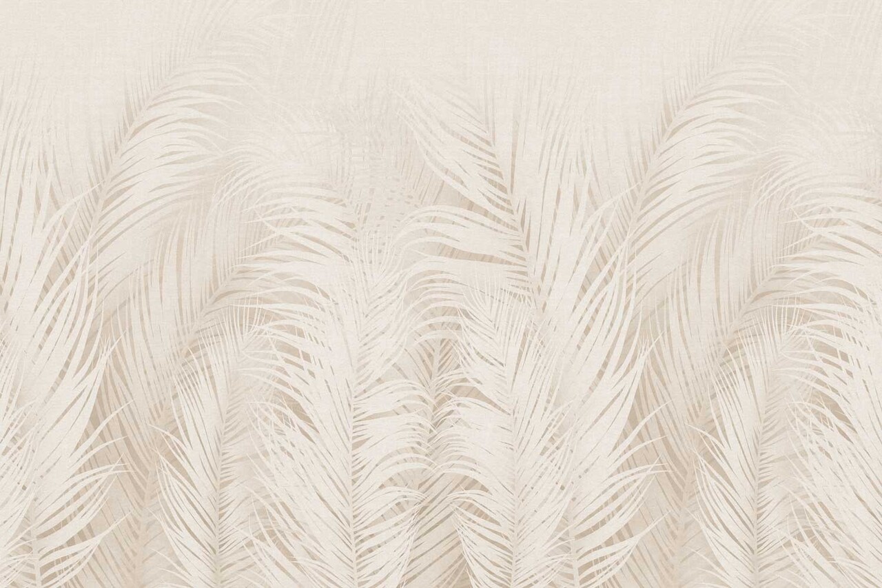 Blättertapete Palm Paradise, beige, waschbar Blättertapete Palm Paradise, beige, waschbar