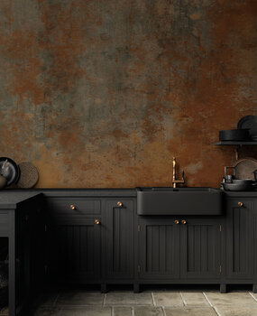 Industrietapete Rustic Ironscape, braun, waschbar Industrietapete Rustic Ironscape, braun, waschbar