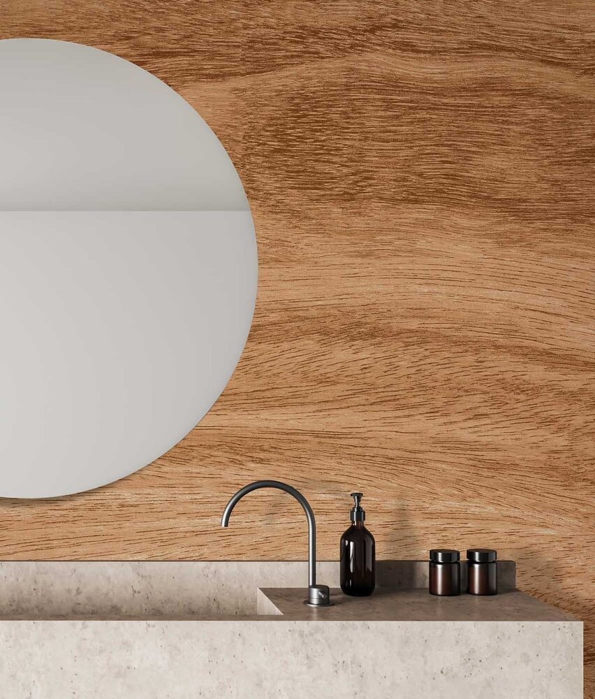 Holztapete Dynamic Timber, braun, waschbar Holztapete Dynamic Timber, braun, waschbar