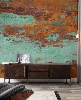 Industrieel behang Copper Elegance, afwasbaar Industrieel behang Copper Elegance, afwasbaar