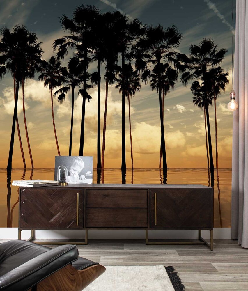 Palmentapete Twilight Tropicana, waschbar Palmentapete Twilight Tropicana, waschbar