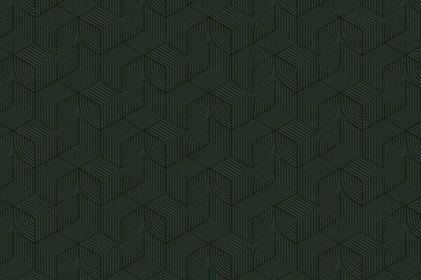 Grafisch behang Mystic Maze, groen, afwasbaar Grafisch behang Mystic Maze, groen, afwasbaar