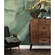 Marble wallpaper Emerald Gilded Marble, green, washable Marble wallpaper Emerald Gilded Marble, green, washable