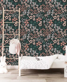 Kindertapete Blumen Floral Whispers, waschbar Kindertapete Blumen Floral Whispers, waschbar