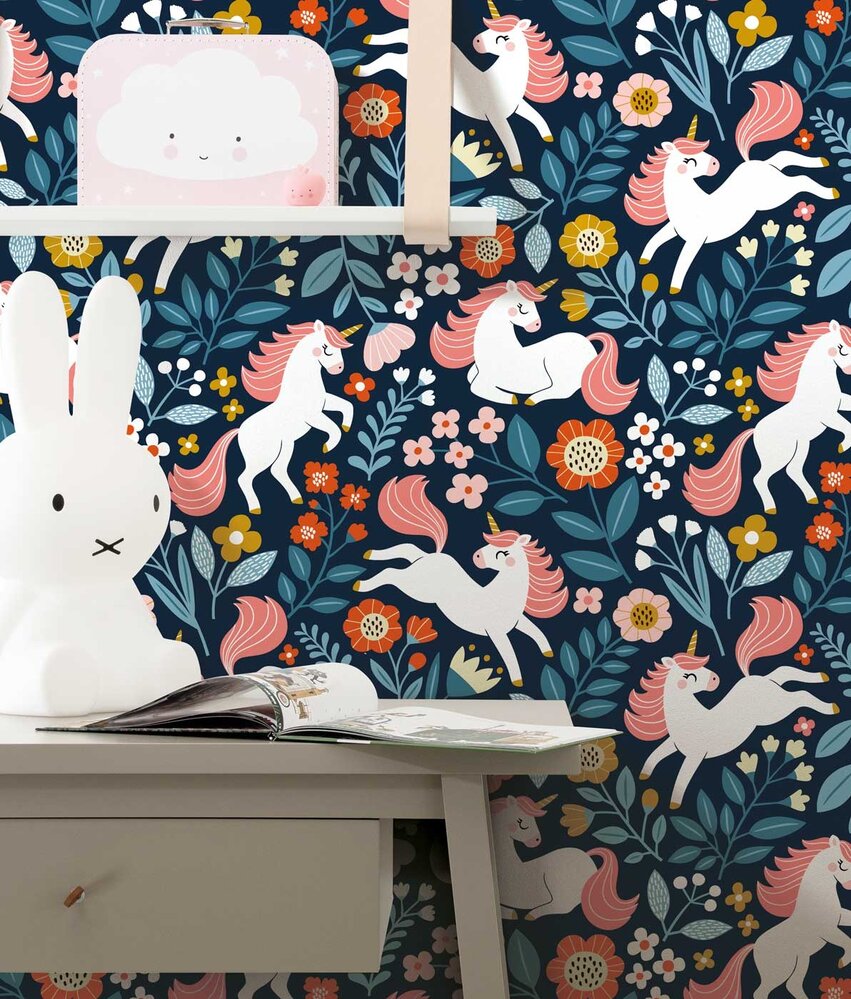 Children's wallpaper Enchanting Unicorn Dreams, washable Children's wallpaper Enchanting Unicorn Dreams, washable