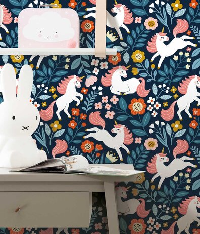 Children's wallpaper Enchanting Unicorn Dreams, washable Children's wallpaper Enchanting Unicorn Dreams, washable