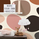 Kindertapete Punkte Pebble Delight, waschbar Kindertapete Punkte Pebble Delight, waschbar
