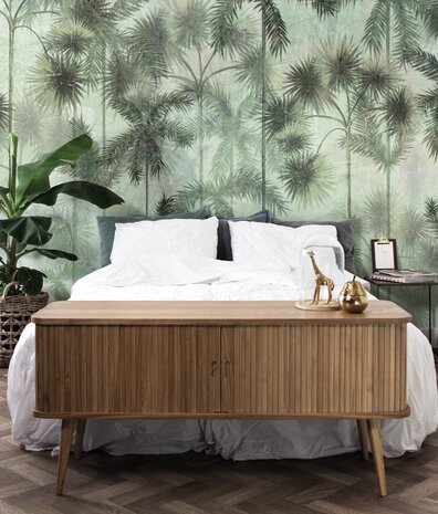 Palm behang Vintage Palm Oasis, afwasbaar Palm behang Vintage Palm Oasis, afwasbaar