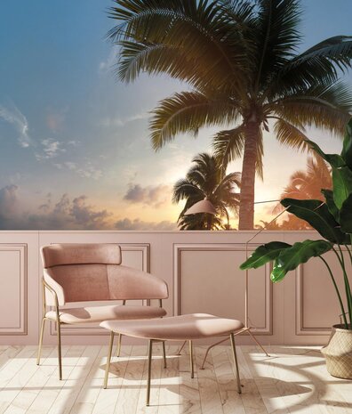 Palm photo wallpaper Palm Paradise, washable Palm photo wallpaper Palm Paradise, washable