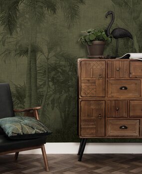 Jungle behang Vintage Jungle Heritage, afwasbaar Jungle behang Vintage Jungle Heritage, afwasbaar