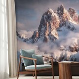 Berge Tapete Dolomite Serenity, waschbar Berge Tapete Dolomite Serenity, waschbar