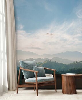 Berge Tapete Majestic Mountain Bliss, waschbar Berge Tapete Majestic Mountain Bliss, waschbar
