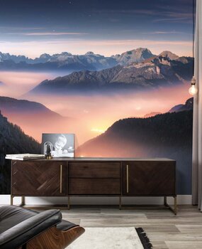 Berge Tapete Dolomite Dreams, waschbar Berge Tapete Dolomite Dreams, waschbar