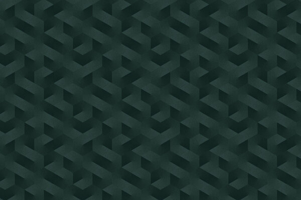 Abstrakte Tapete Dark Emerald Symmetry, grün, waschbar