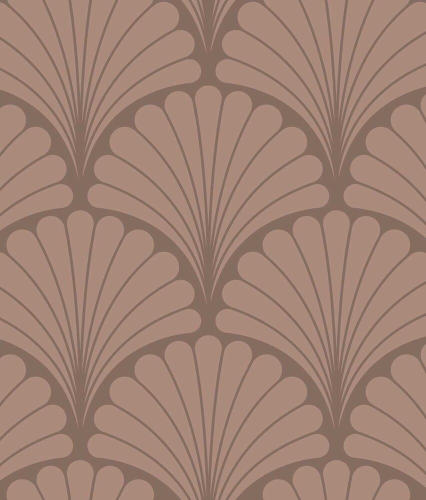 Retro-Tapete Vintage Elegance, rosa, waschbar Retro-Tapete Vintage Elegance, rosa, waschbar