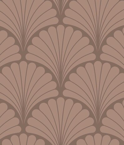 Retro-Tapete Vintage Elegance, rosa, waschbar Retro-Tapete Vintage Elegance, rosa, waschbar