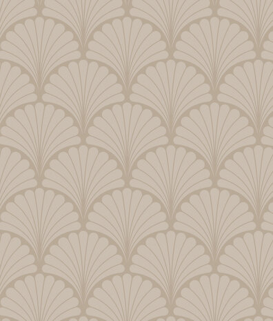 Retro behang Vintage Elegance, beige, afwasbaar Retro behang Vintage Elegance, beige, afwasbaar