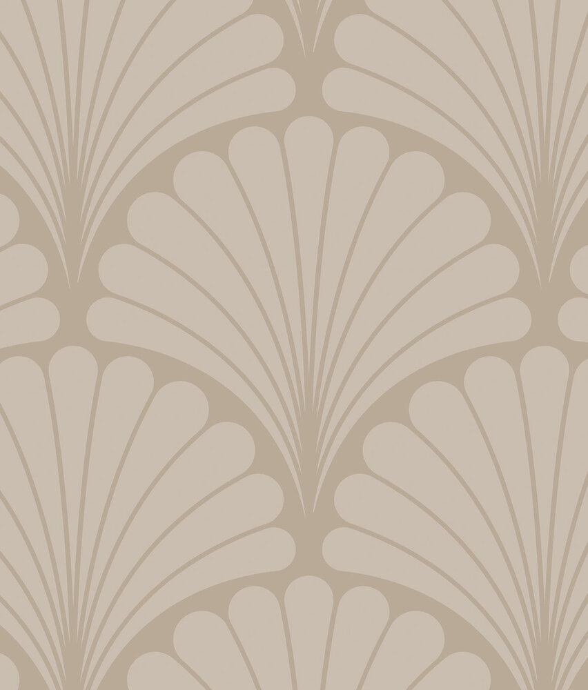 Retro-Tapete Vintage Elegance, beige, waschbar Retro-Tapete Vintage Elegance, beige, waschbar