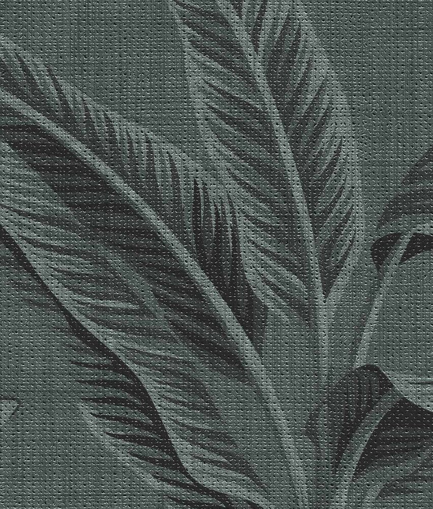 Blättertapete Banana Breeze, blau, waschbar