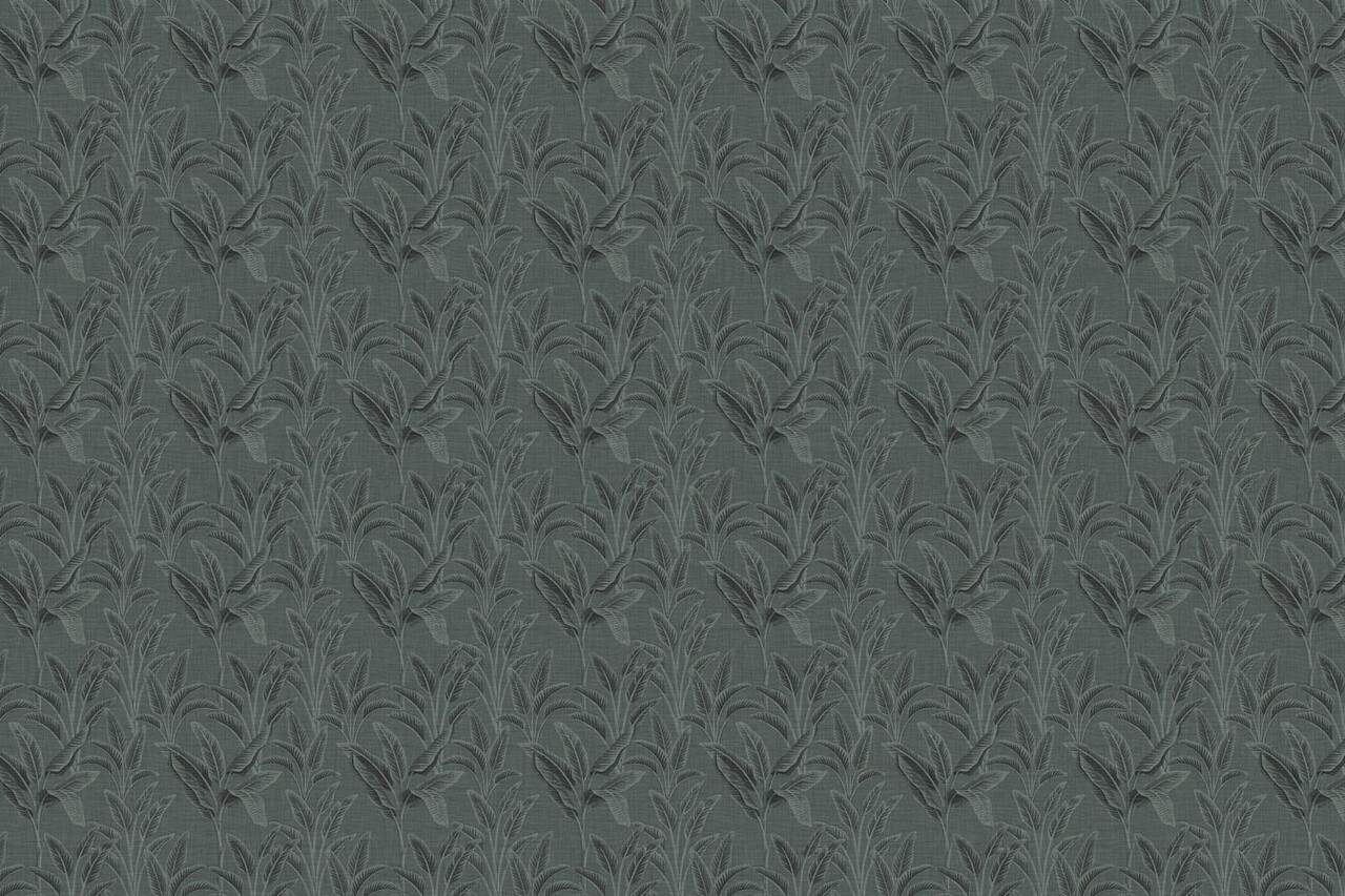 Blättertapete Banana Breeze, blau, waschbar