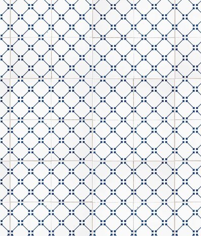 Behang Lisbon Style Tiles, wit, afwasbaar Behang Lisbon Style Tiles, wit, afwasbaar