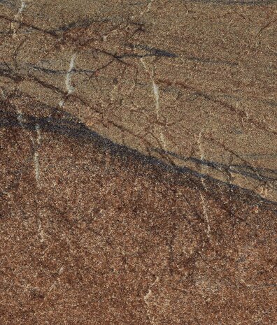 Marmer behang Dramatic Marble, bruin, afwasbaar Marmer behang Dramatic Marble, bruin, afwasbaar