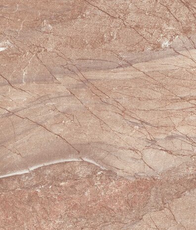 Marmer behang Dramatic Marble, roze, afwasbaar Marmer behang Dramatic Marble, roze, afwasbaar