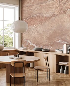 Marble wallpaper Dramatic Marble, pink, washable Marble wallpaper Dramatic Marble, pink, washable