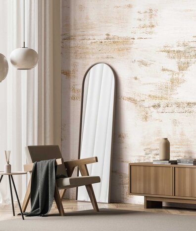 Holztapete Weathered Timber, beige, waschbar Holztapete Weathered Timber, beige, waschbar