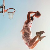 Sport behang Slam Dunk, afwasbaar Sport behang Slam Dunk, afwasbaar