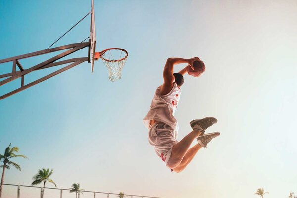 Sporttapete Slam Dunk, waschbar Sporttapete Slam Dunk, waschbar