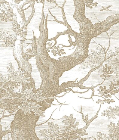 Vintage wallpaper Landscape Engravings, beige, washable Vintage wallpaper Landscape Engravings, beige, washable
